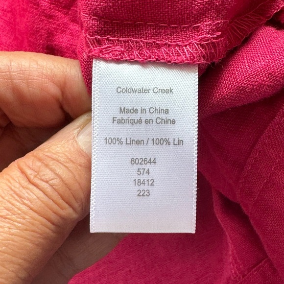 NWOT Coldwater Creek Linen Jacket - Picture 9 of 9